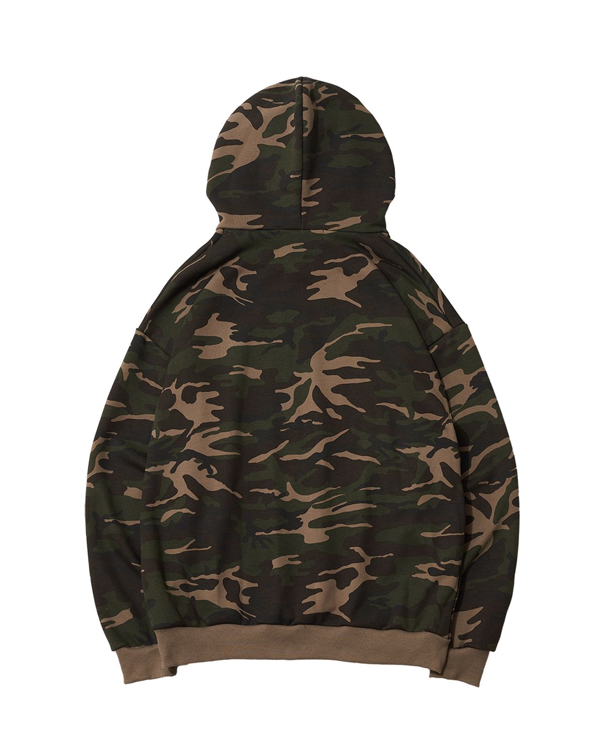 더뮤지엄비지터(THEMUSEUMVISITOR) FRIENDS GRAPHIC HOODIE (CAMO)