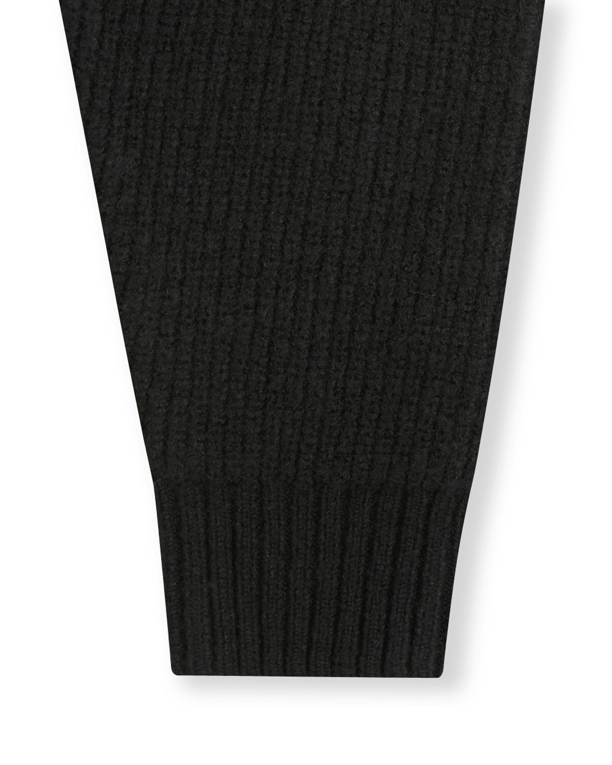 비슬로우(BESLOW) [비슬로우X패션튜브삭형]MOCK NECK SHORT SWEATER BLACK