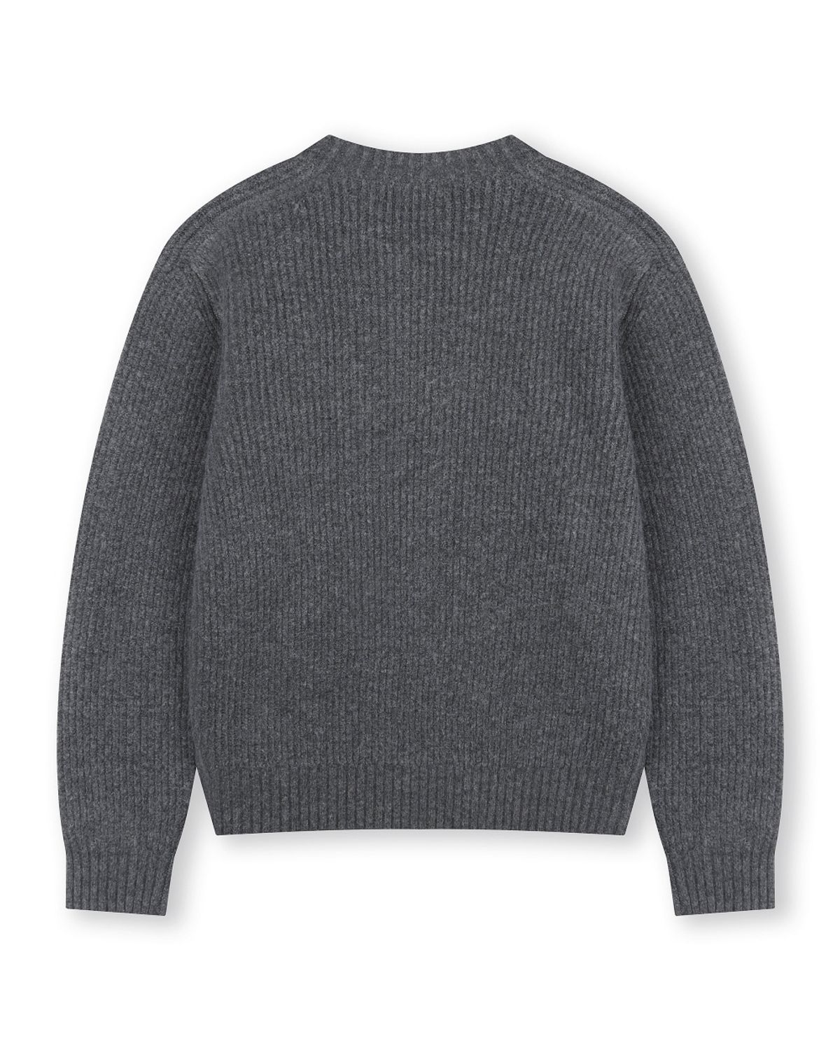 비슬로우(BESLOW) [비슬로우X패션튜브삭형]CREW NECK SHORT SWEATER CHARCOAL