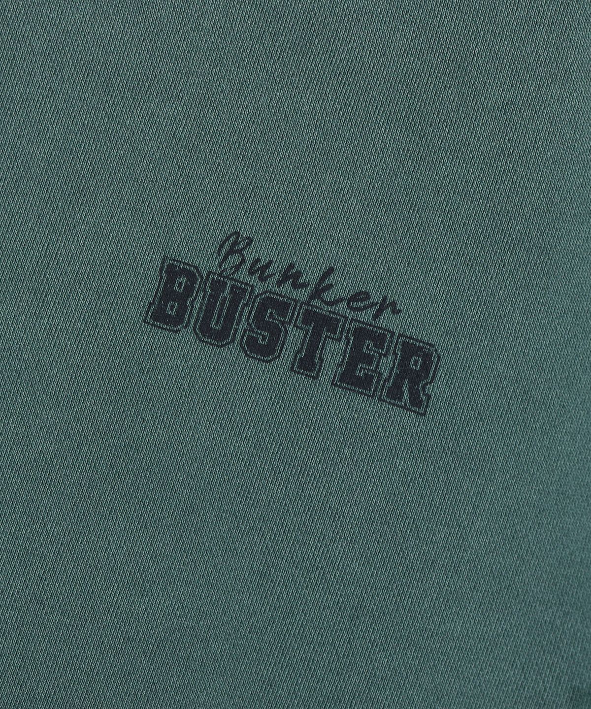 벙커버스터(BUNKERBUSTER) 자수 드로잉 맨투맨 MP3TU647_DARK GREEN