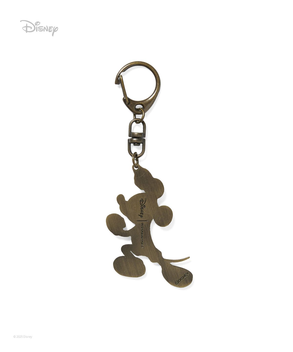 디스이즈네버댓(THISISNEVERTHAT) TNT_Mickey_Keychain Antique Gold