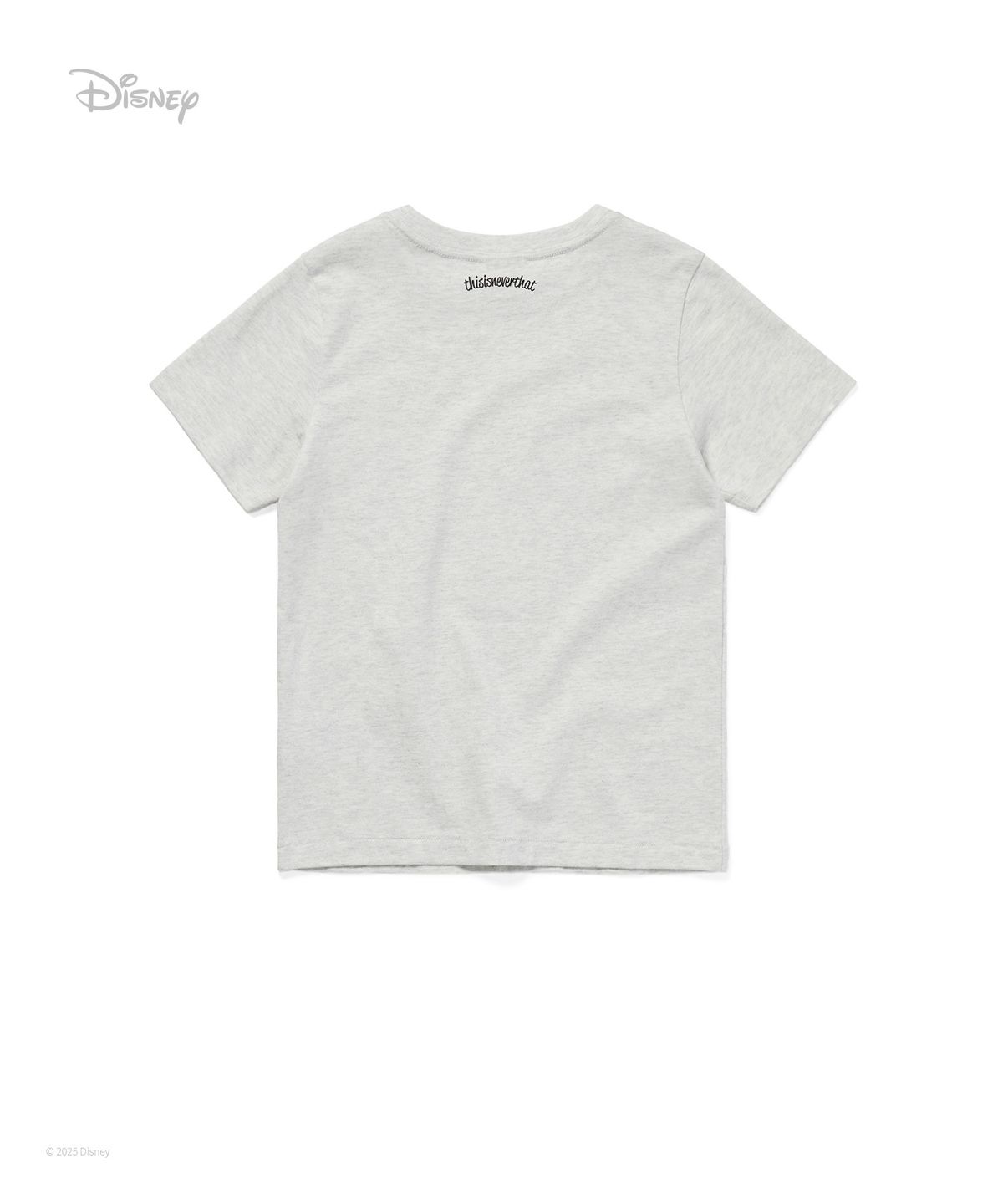 디스이즈네버댓(THISISNEVERTHAT) TNT_Mickey_Kids Tee Light Heather Grey