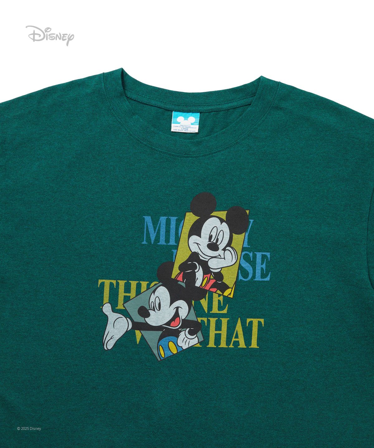 디스이즈네버댓(THISISNEVERTHAT) TNT_Mickey_Frame Tee Forest