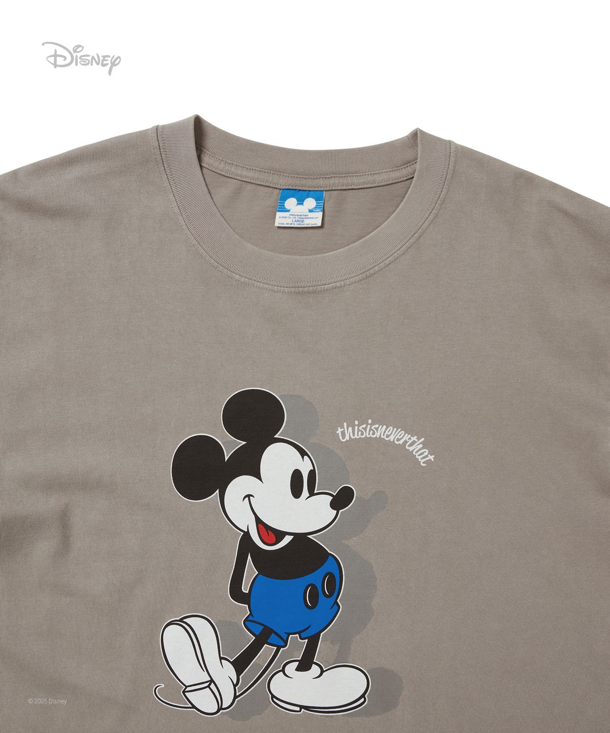 디스이즈네버댓(THISISNEVERTHAT) TNT_Mickey_Classic Tee Sand