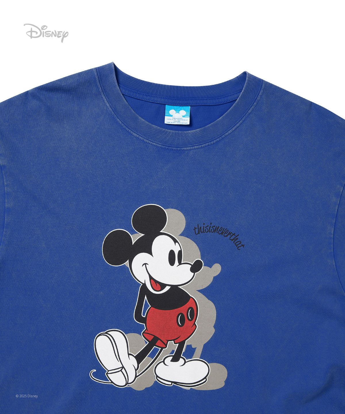 디스이즈네버댓(THISISNEVERTHAT) TNT_Mickey_Classic Tee Royal