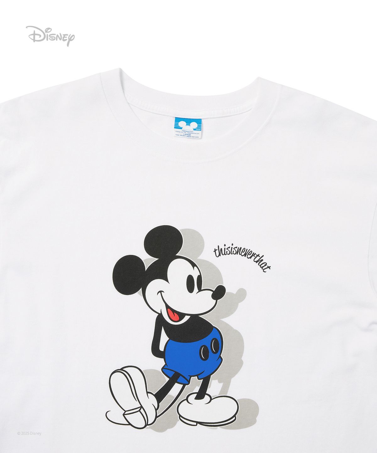 디스이즈네버댓(THISISNEVERTHAT) TNT_Mickey_Classic Tee White