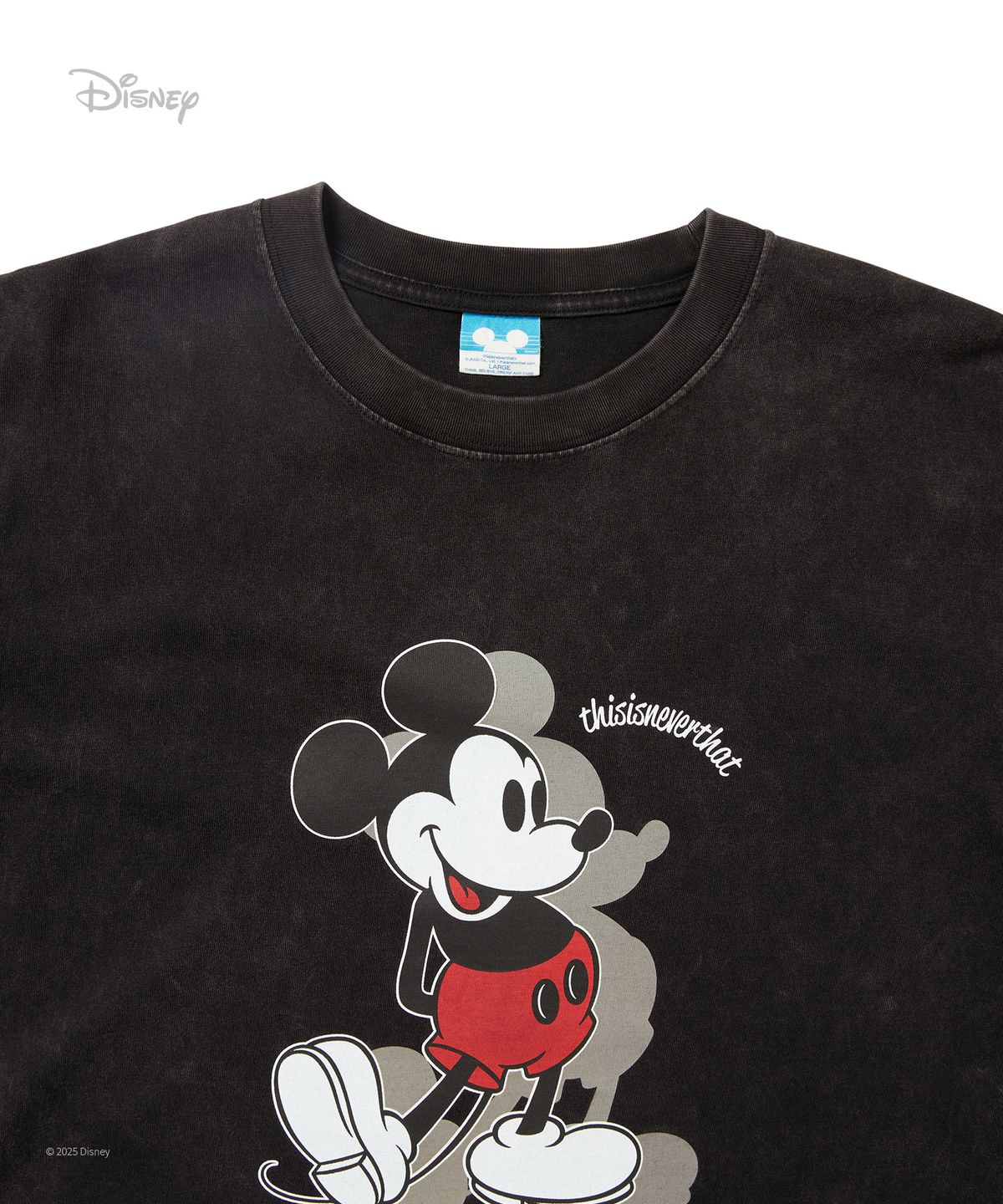 디스이즈네버댓(THISISNEVERTHAT) TNT_Mickey_Classic Tee Black