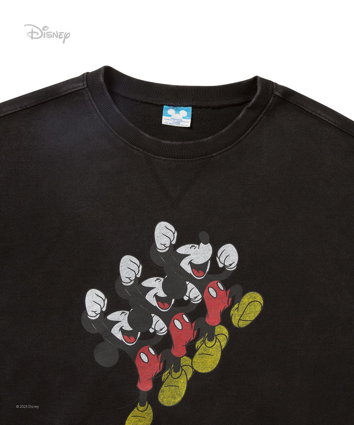디스이즈네버댓(THISISNEVERTHAT) TNT_Mickey_Bounce Crewneck Black