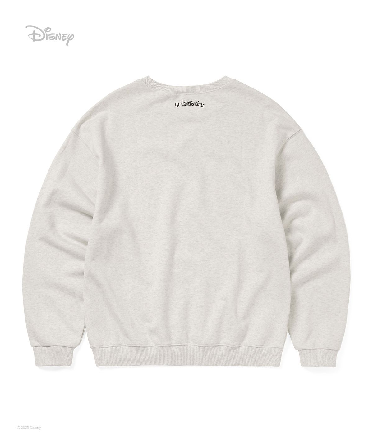 디스이즈네버댓(THISISNEVERTHAT) TNT_Mickey_Bounce Crewneck Light Heather Grey
