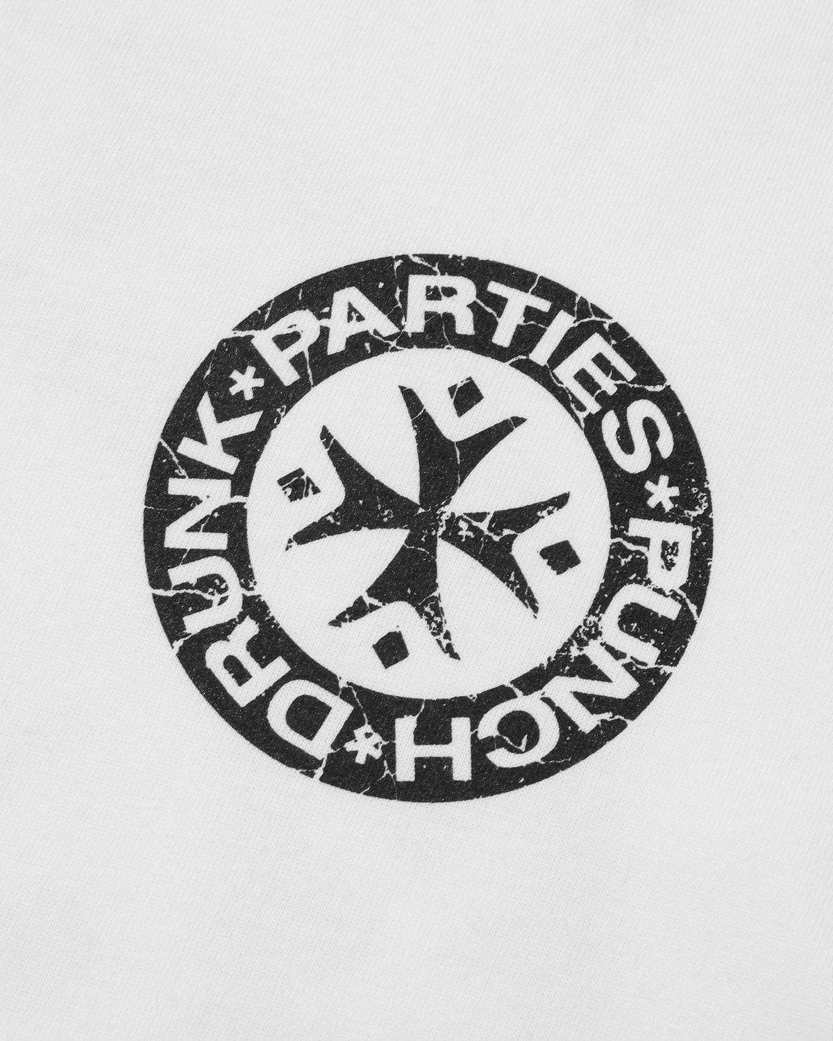 펀치드렁크파티즈(PUNCH DRUNK PARTIES) Hurt Logo Long Sleeve (WHITE)