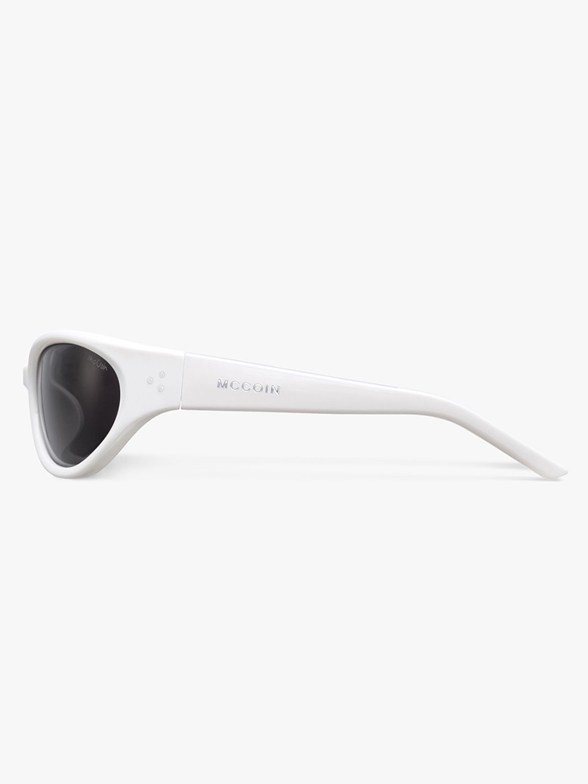 맥코인(MCCOIN) EXTY 03 white 엑스티 편광 고글형 선글라스(화이트)
