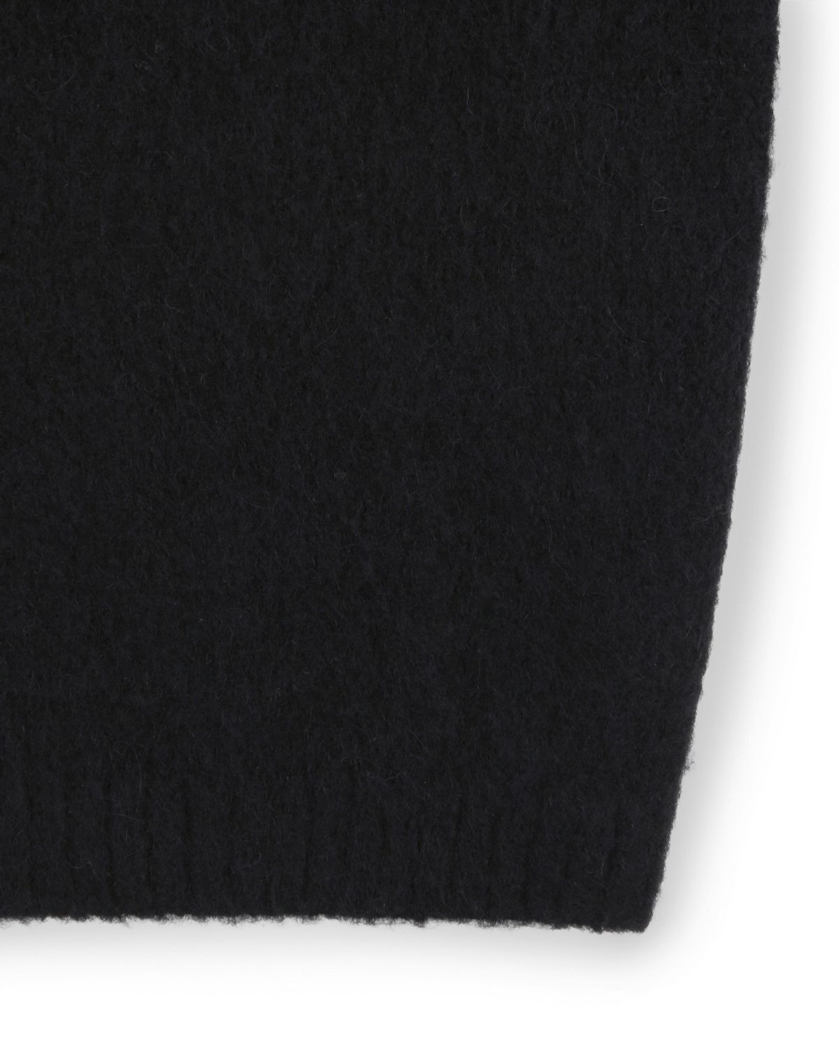 비슬로우(BESLOW) [비슬로우X패션튜브삭형]BRUSHED V NECK SHORT CARDIGAN BLACK