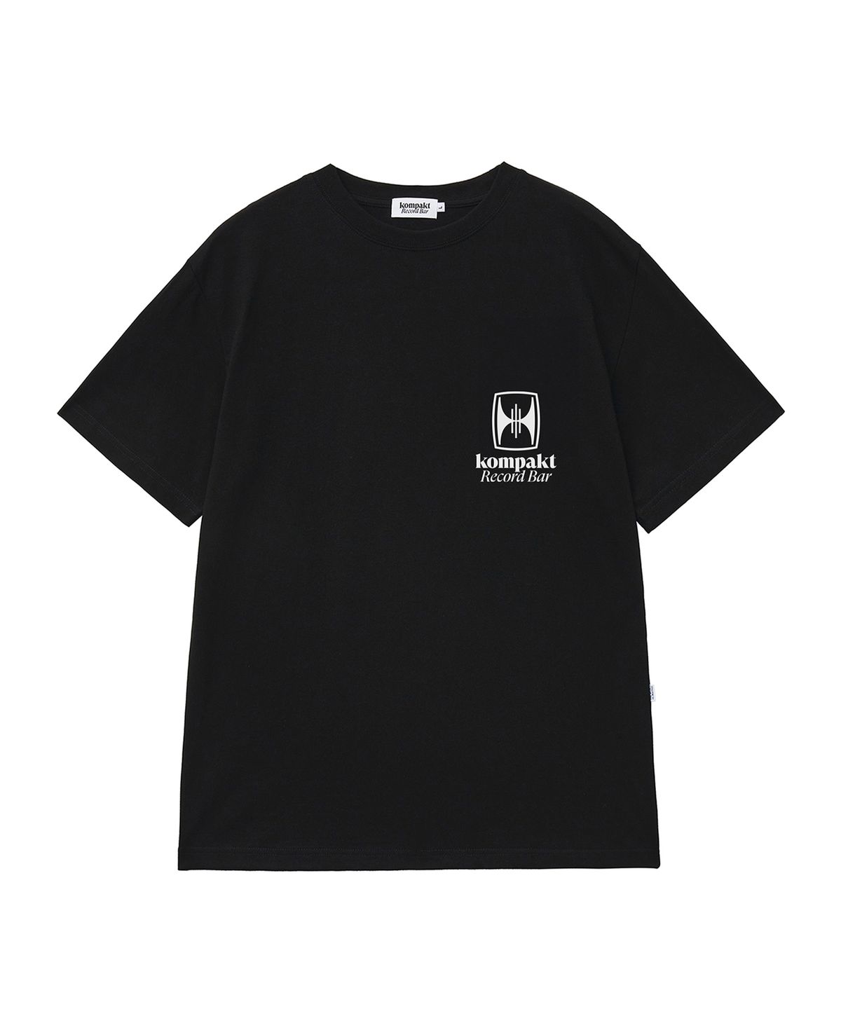 콤팩트 레코드 바(KOMPAKT RECORD BAR) KRB Big Logo T-shirt - Black