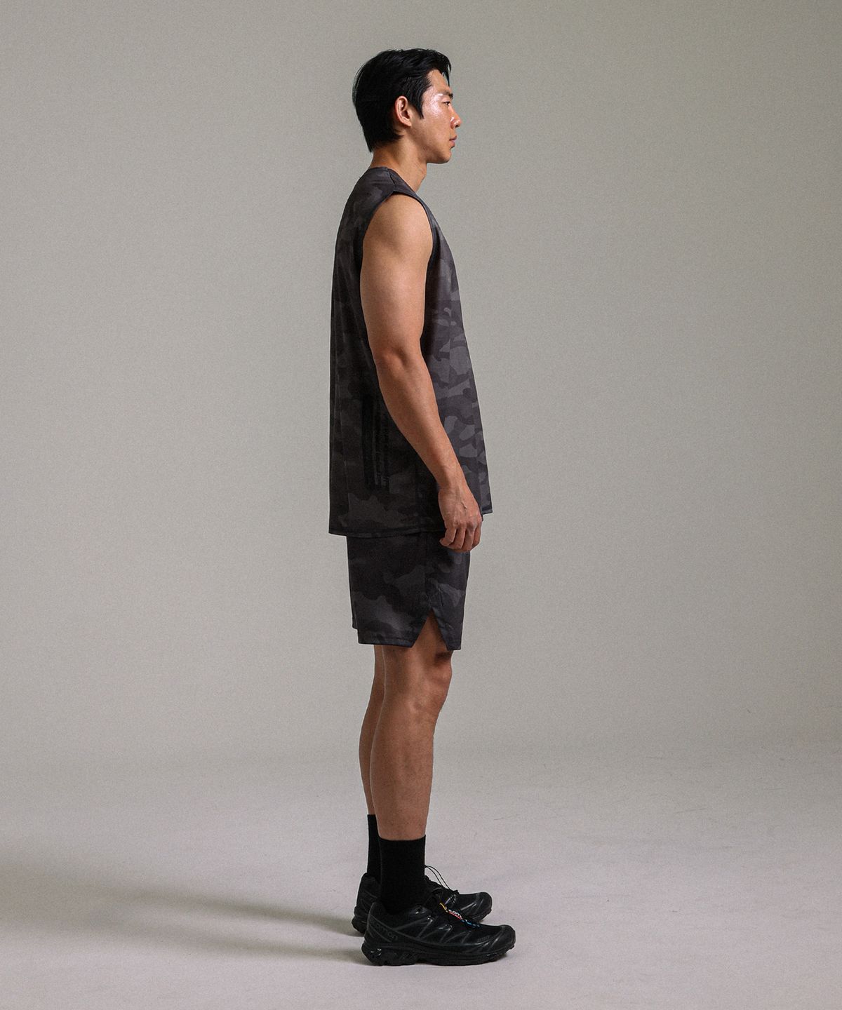 워크아웃디엔에이(WORKOUT DNA) 해링턴 메쉬 밴딩반바지