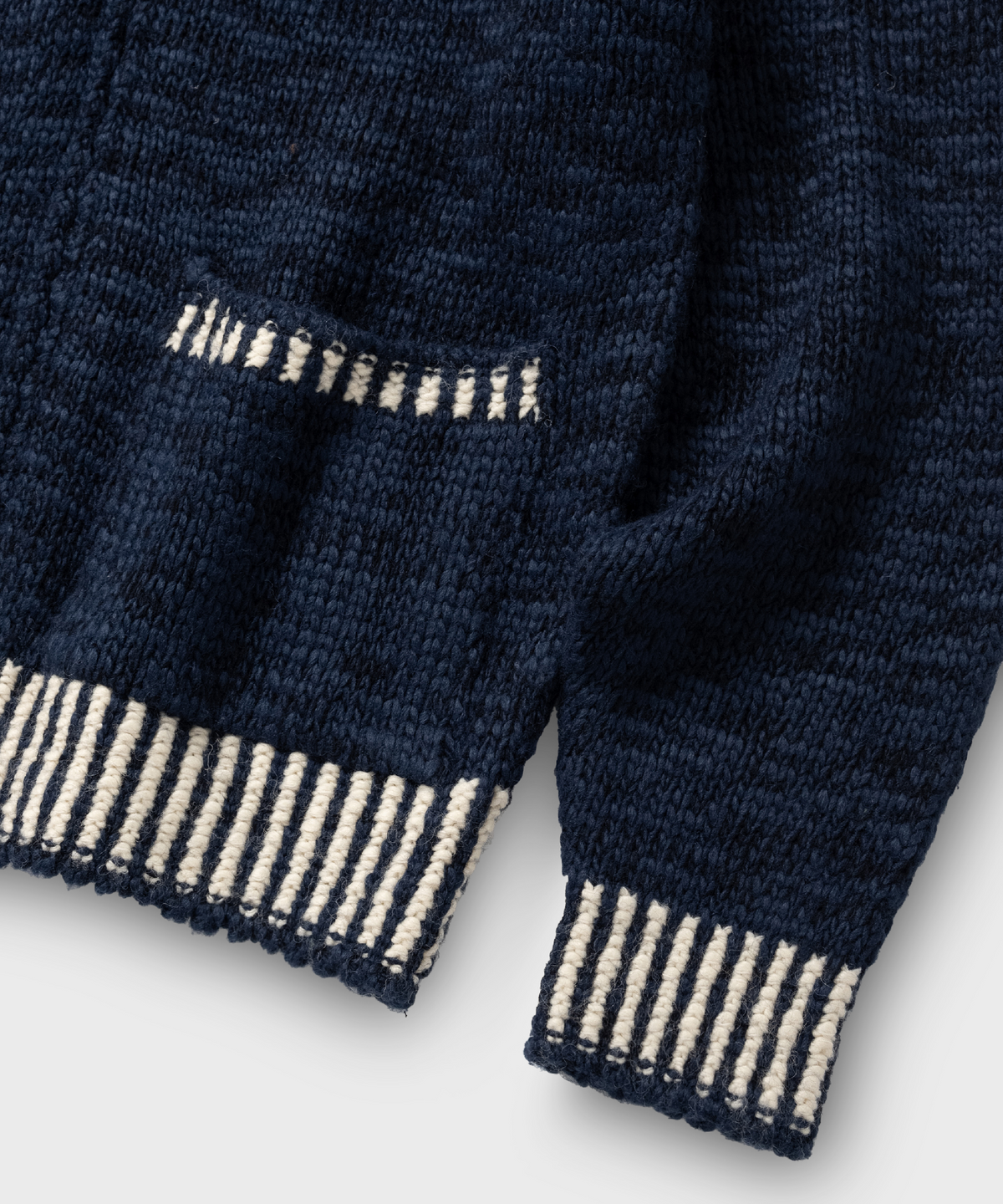 넌블랭크(NONBLANK) 코위찬 집업 가디건_NAVY