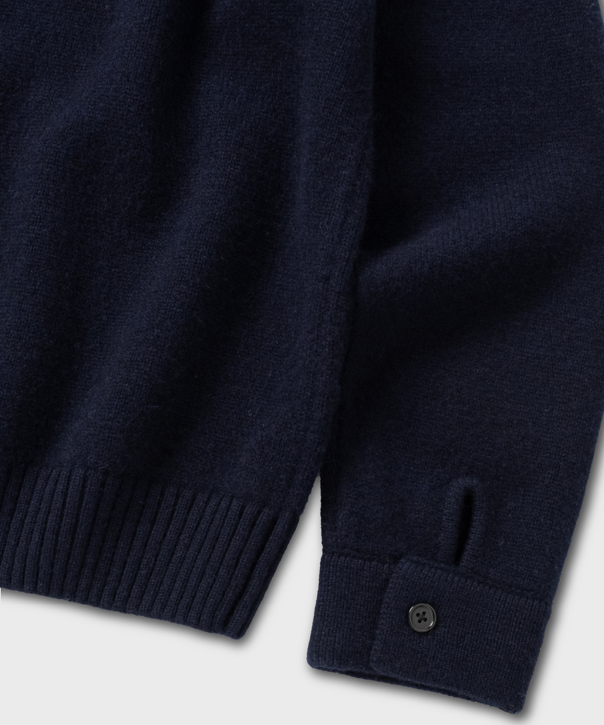 넌블랭크(NONBLANK) 니트 자켓_NAVY