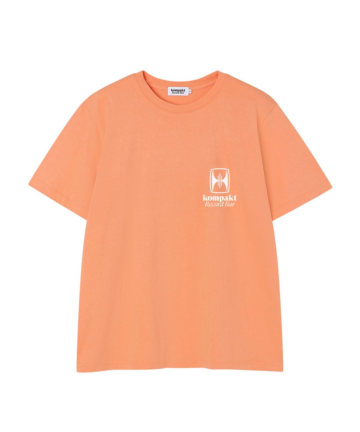 콤팩트 레코드 바(KOMPAKT RECORD BAR) KRB Big Logo T-shirt - Orange