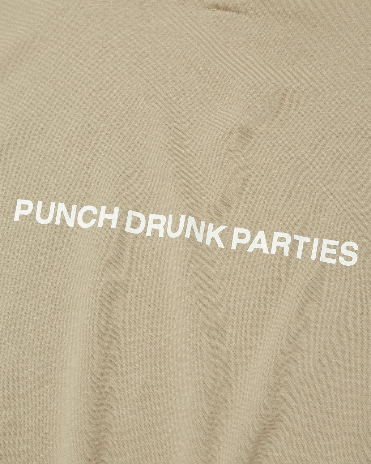 펀치드렁크파티즈(PUNCH DRUNK PARTIES) Circle Logo Oversized Hoodie (SAGE)