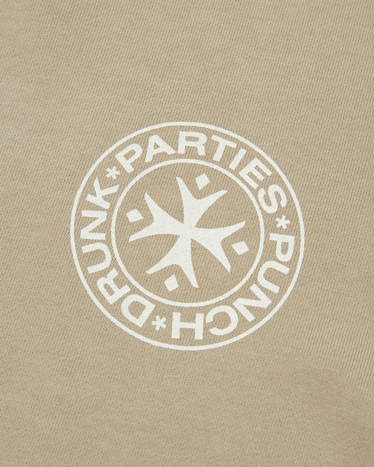 펀치드렁크파티즈(PUNCH DRUNK PARTIES) Circle Logo Oversized Hoodie (SAGE)