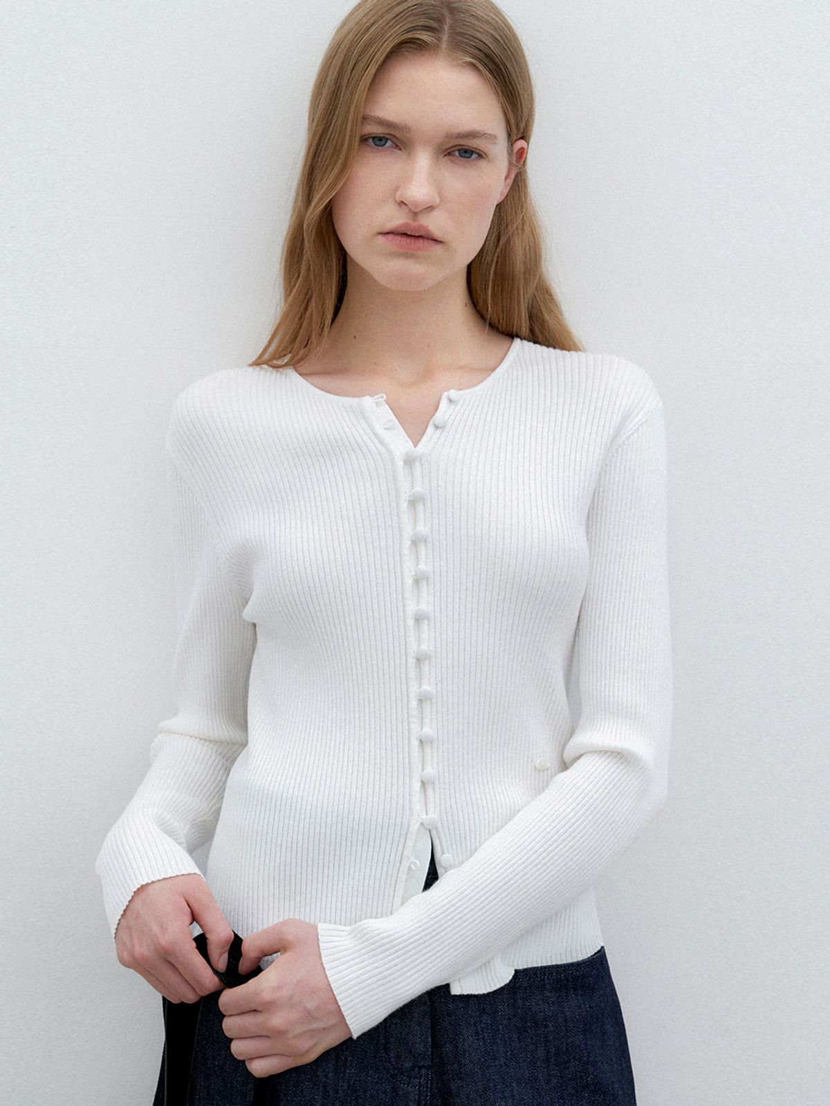 아틀리에 나인(ATELIER NAIN) PENNY SLIM KINT CARDIGAN(CD-2214)