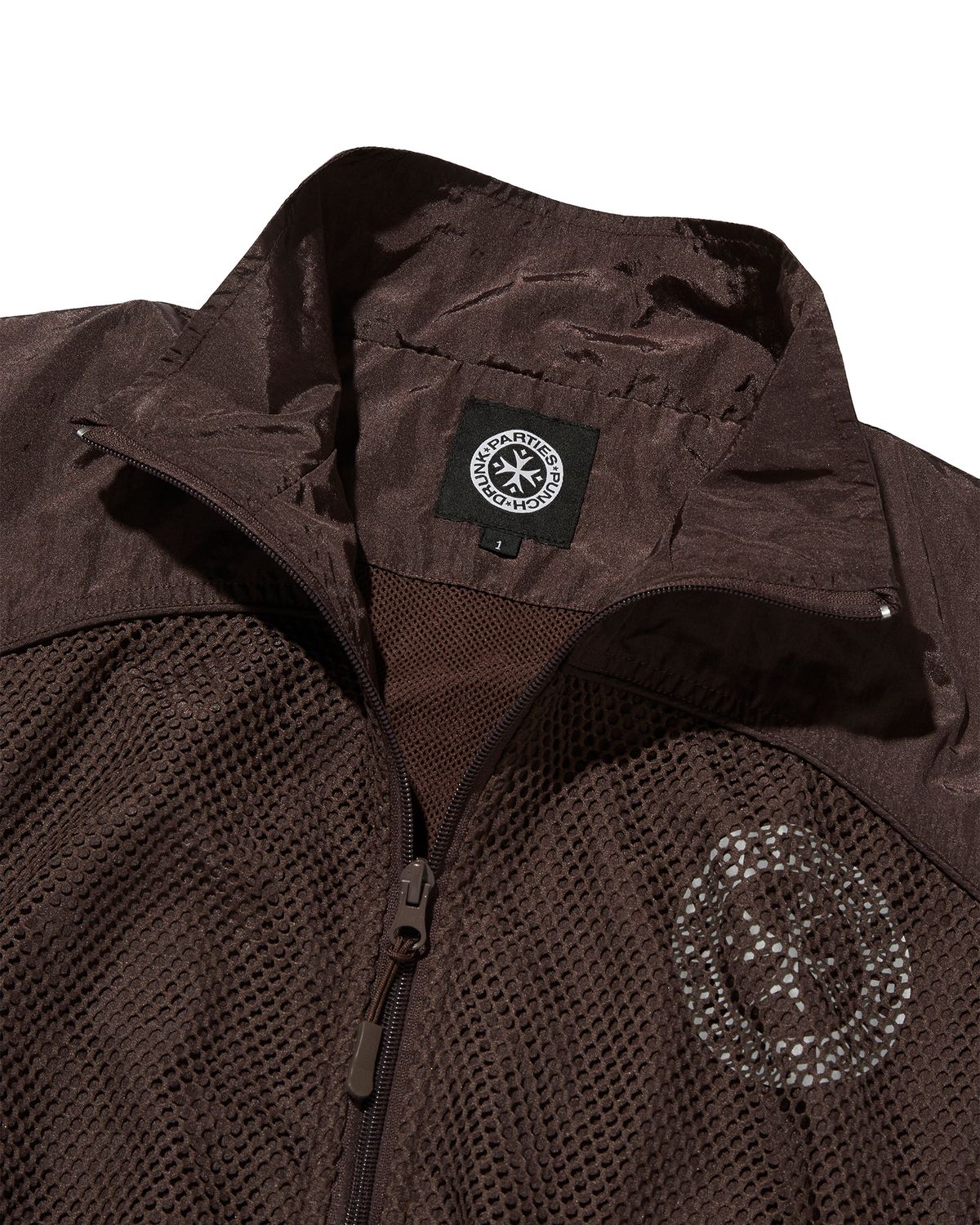 펀치드렁크파티즈(PUNCH DRUNK PARTIES) GhostMark Wind Jacket (BROWN)