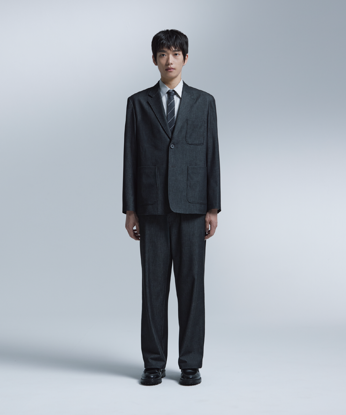 넌블랭크(NONBLANK) DN 컴포트 셋업_DARK GREY