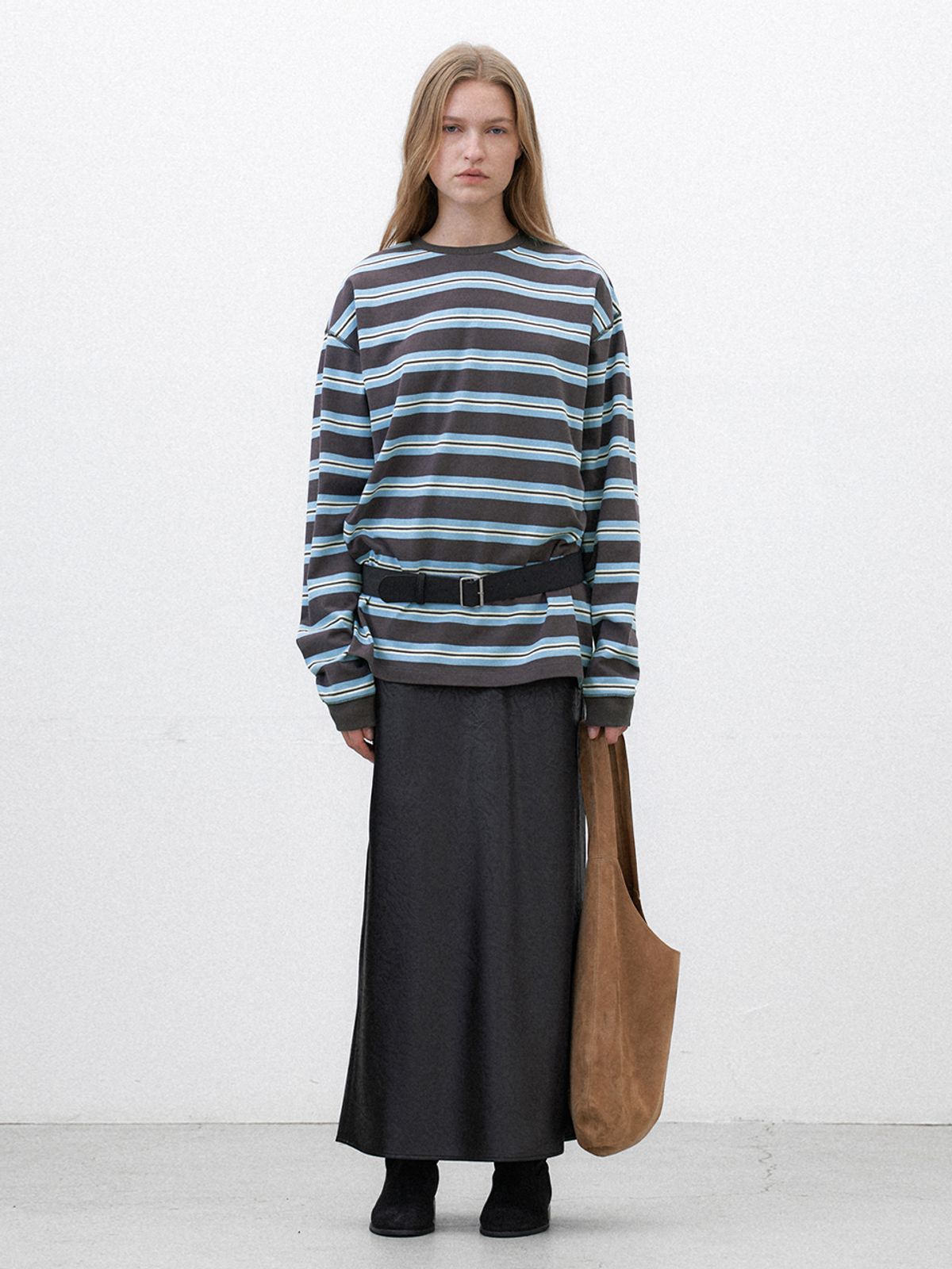 아틀리에 나인(ATELIER NAIN) STRIPE RELAXED TEE(T-7127)