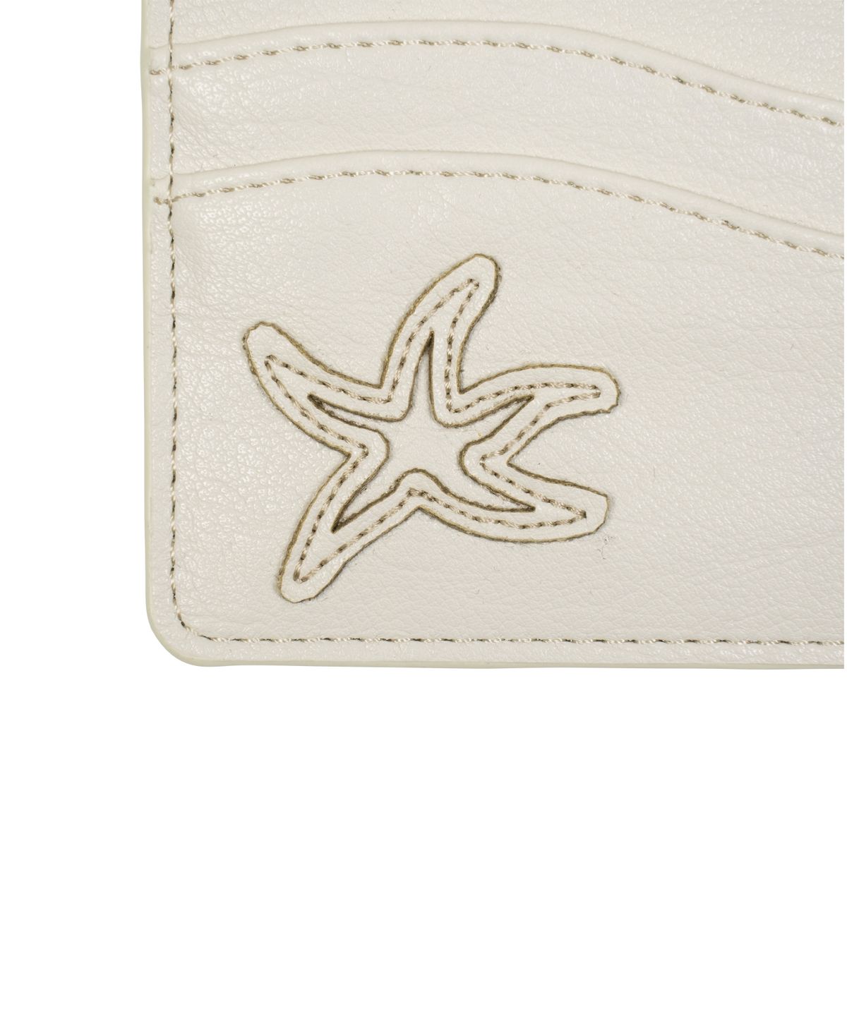 더콜디스트모먼트(THECOLDESTMOMENT) TCM starfish stitch card wallet (ivory)