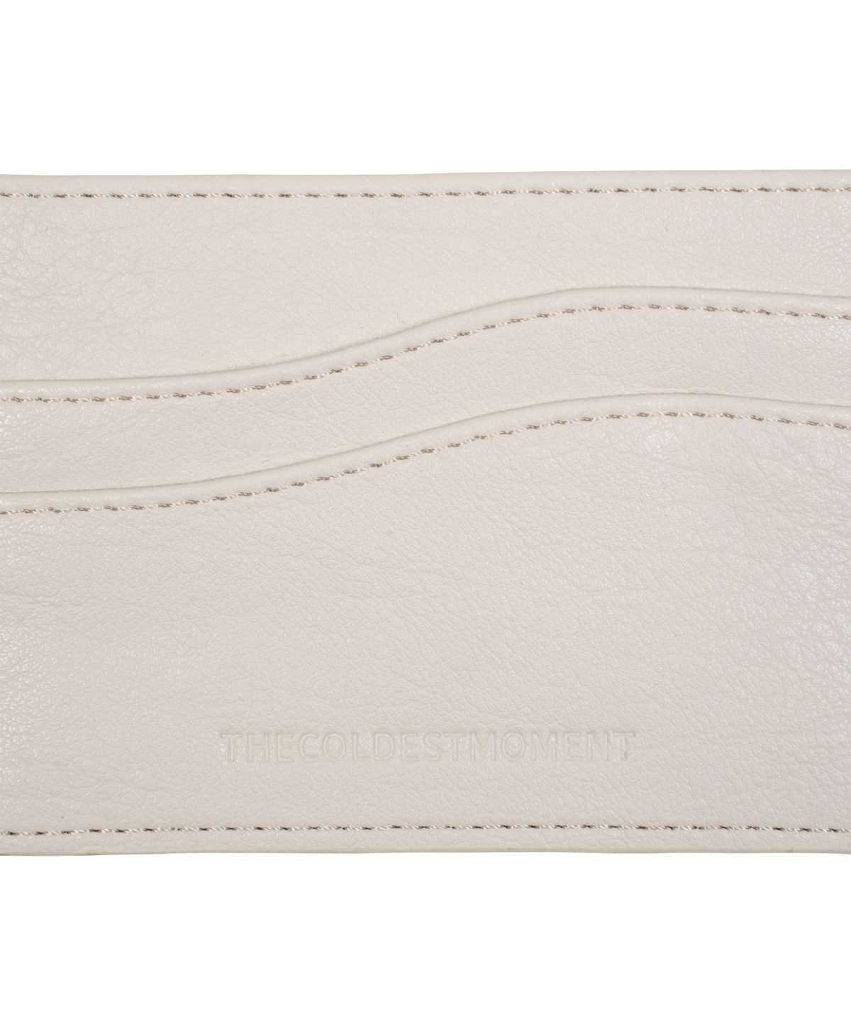 더콜디스트모먼트(THECOLDESTMOMENT) TCM starfish stitch card wallet (ivory)