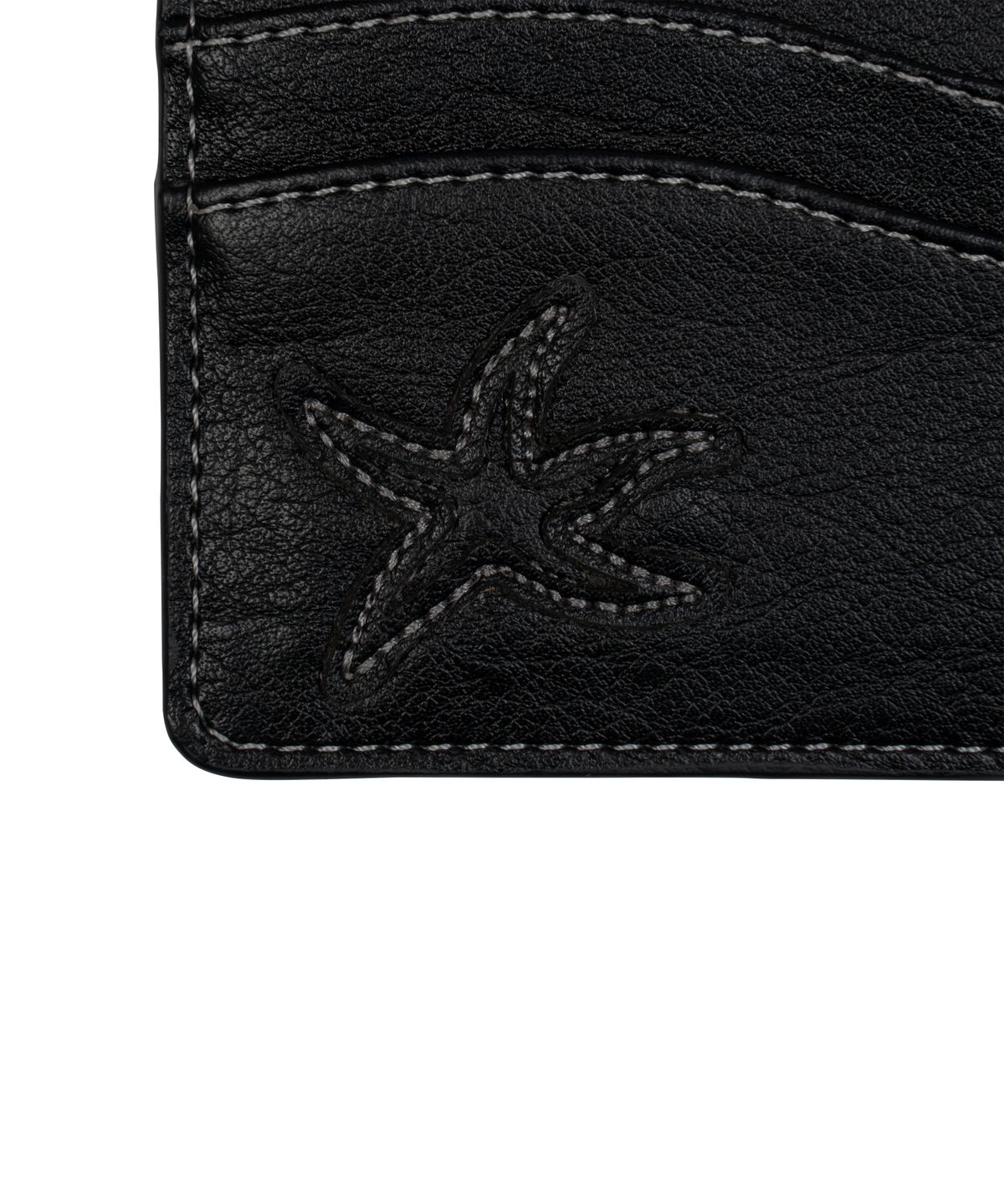 더콜디스트모먼트(THECOLDESTMOMENT) TCM starfish stitch card wallet (black)