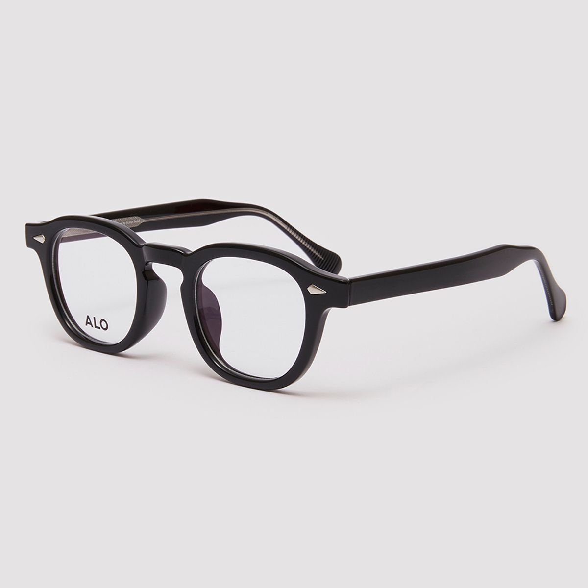 알로아이웨어(ALO EYEWEAR) [Essential] AL5501 0909G 아넬 프레임 블랙 안경테 블루라이트 차단 렌즈 선택
