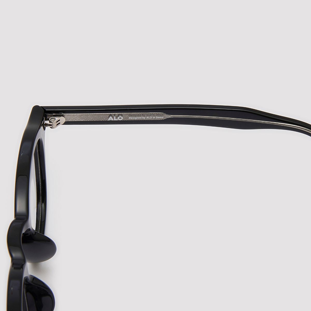 알로아이웨어(ALO EYEWEAR) [Essential] AL5501 0909G 아넬 프레임 블랙 안경테 블루라이트 차단 렌즈 선택