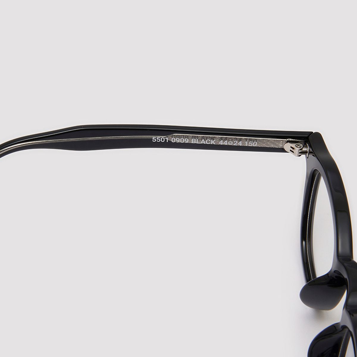 알로아이웨어(ALO EYEWEAR) [Essential] AL5501 0909G 아넬 프레임 블랙 안경테 블루라이트 차단 렌즈 선택