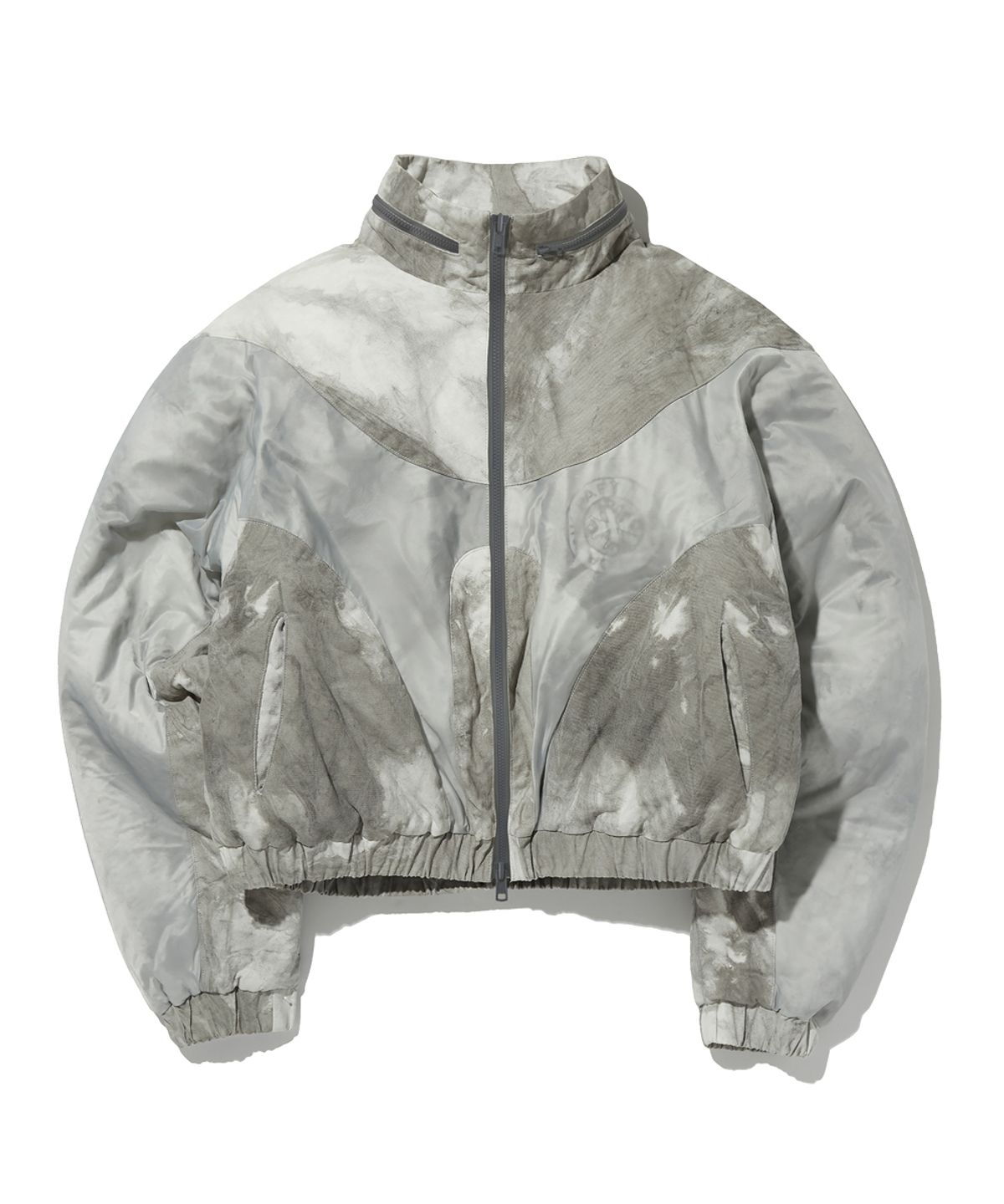 펀치드렁크파티즈(PUNCH DRUNK PARTIES) Veiled Mark Quilted Jacket (GRAY)