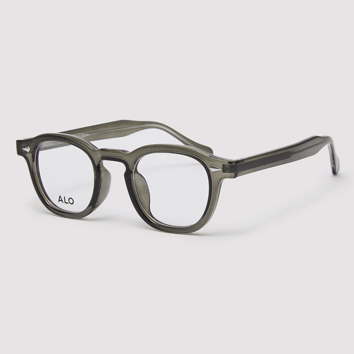 알로아이웨어(ALO EYEWEAR) [Essential] AL5501 1313G 아넬 프레임 카키 안경테 블루라이트 차단 렌즈 선택