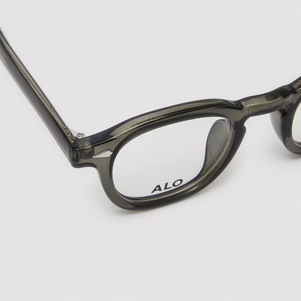 알로아이웨어(ALO EYEWEAR) [Essential] AL5501 1313G 아넬 프레임 카키 안경테 블루라이트 차단 렌즈 선택
