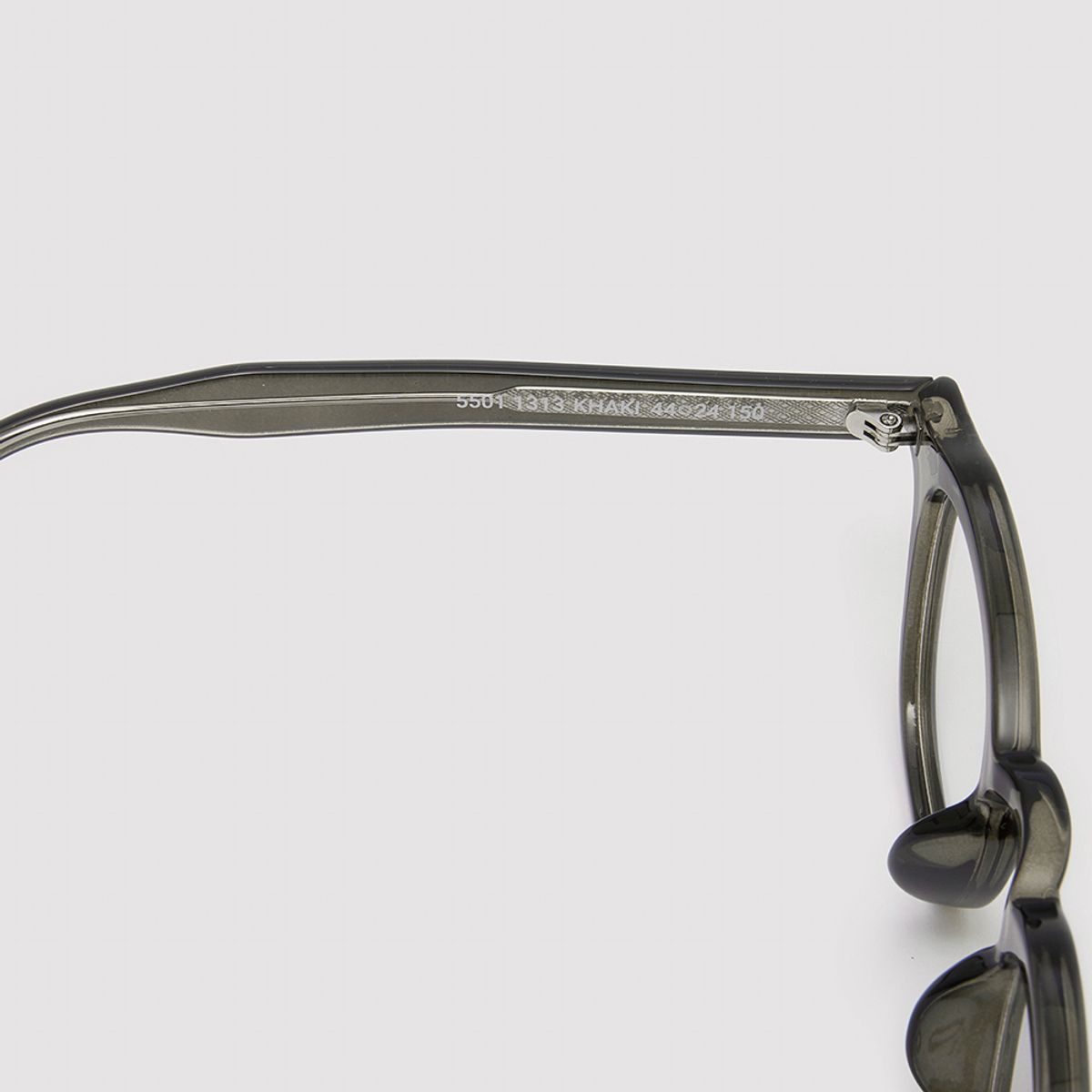 알로아이웨어(ALO EYEWEAR) [Essential] AL5501 1313G 아넬 프레임 카키 안경테 블루라이트 차단 렌즈 선택