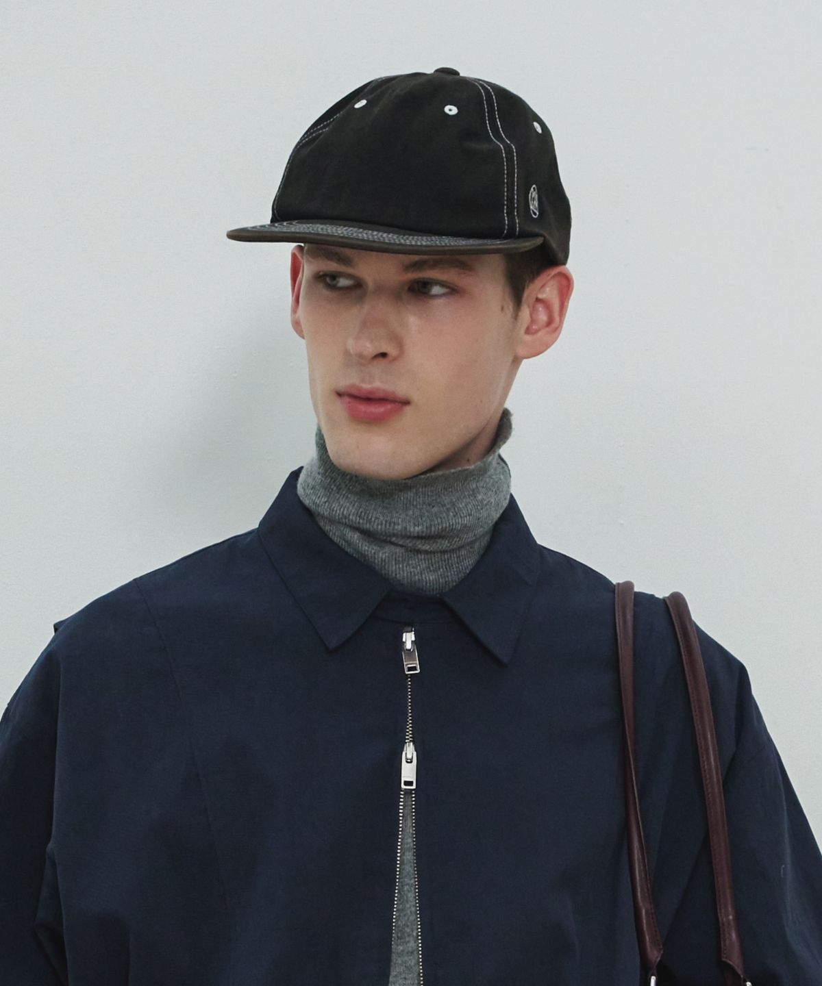 문선 아카이브(MOONSUN ARCHIVE) Vintage Stitch Ball Cap / Black