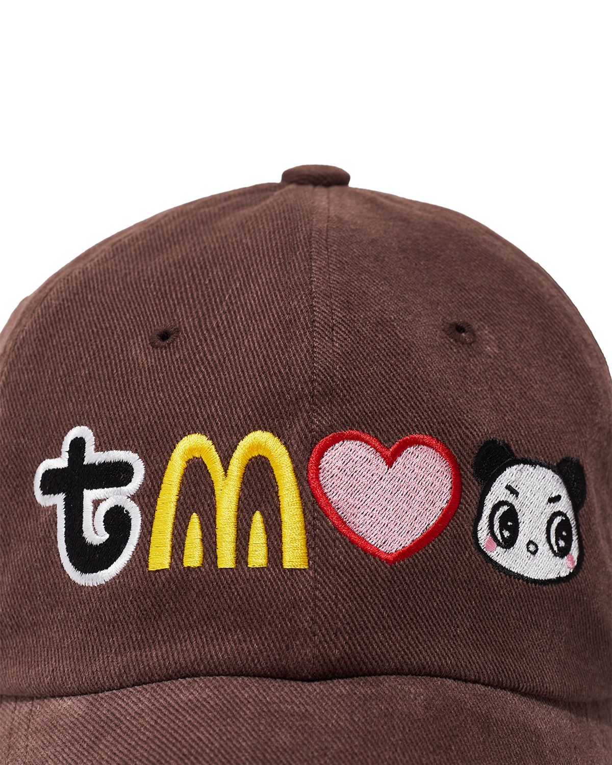 더뮤지엄비지터(THEMUSEUMVISITOR) TMV PANDA BALLCAP (BROWN)