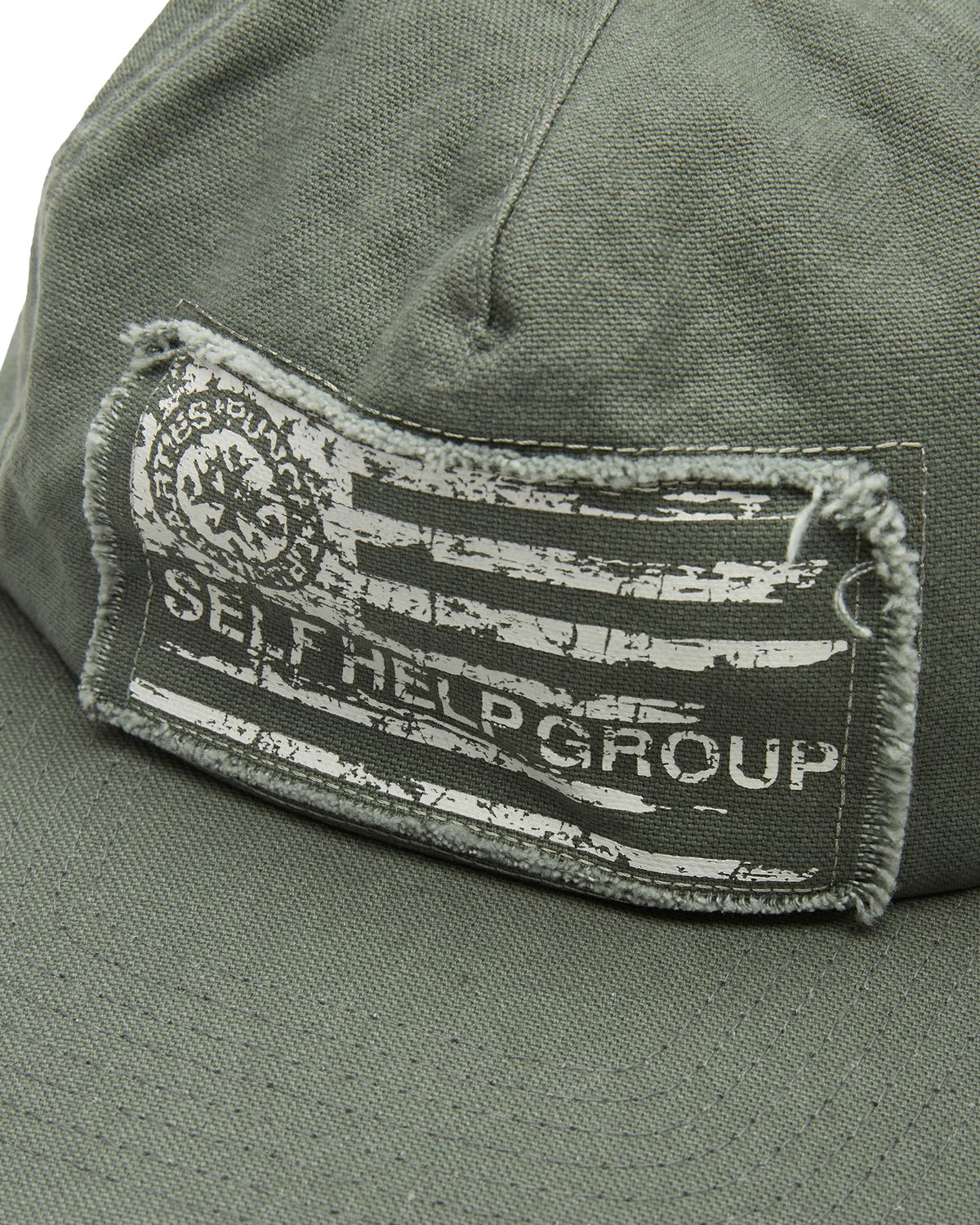 펀치드렁크파티즈(PUNCH DRUNK PARTIES) Parties Flag Washed Cap (WASHED SAGE)