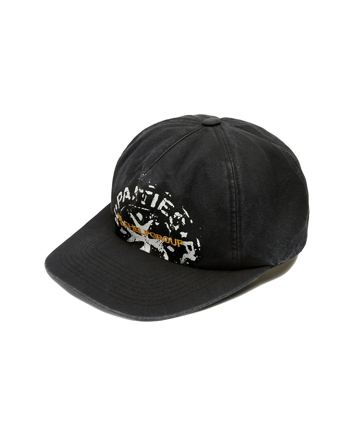 펀치드렁크파티즈(PUNCH DRUNK PARTIES) Spray 5 Panel Cap (BLACK)