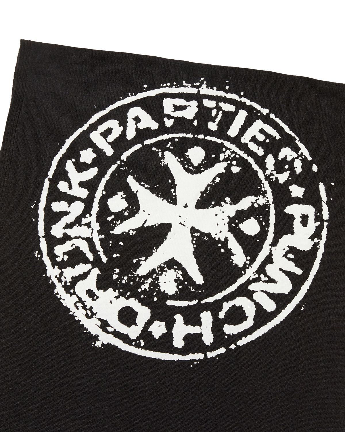 펀치드렁크파티즈(PUNCH DRUNK PARTIES) Attachable Logo Muffler (BLACK)