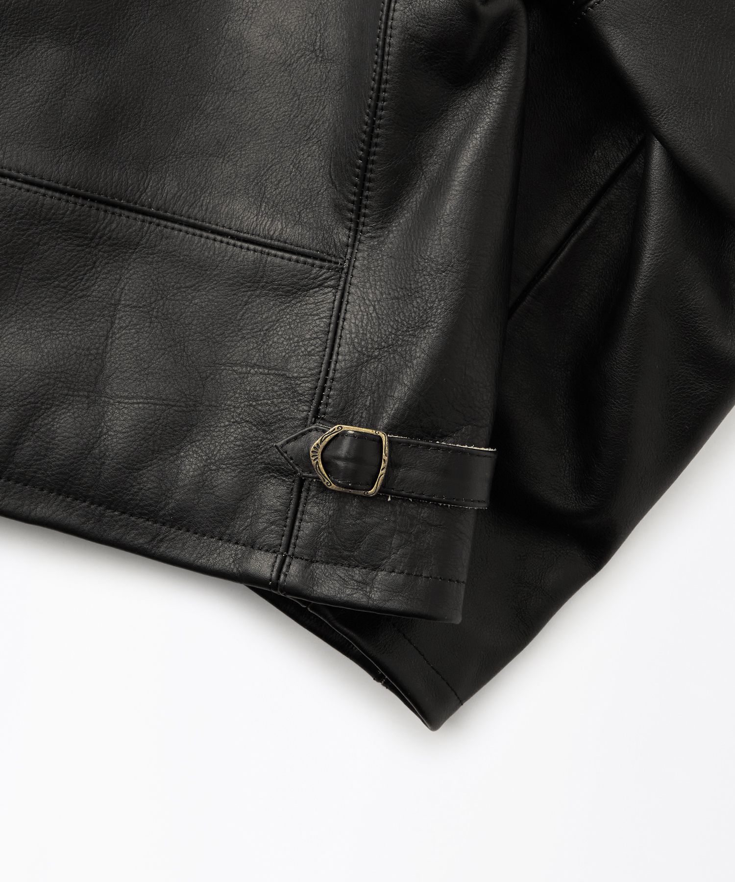 TEA-CORE LEATHER SPORTS JACKET_BLACK source detail 12