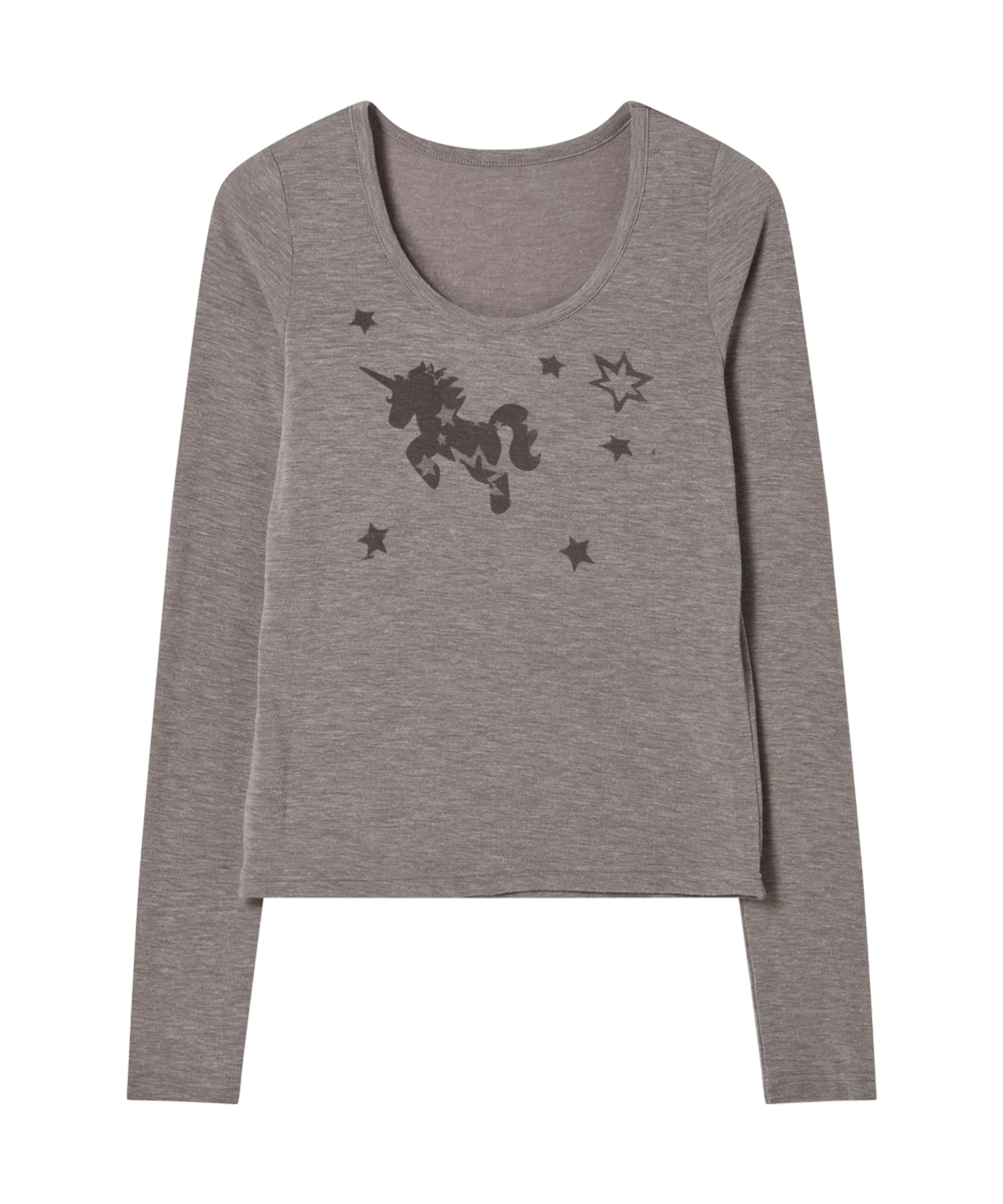 로긴 앤 로지(ROGIN N ROSIE) Star Unicorn Printed Long Sleeve Cocoa