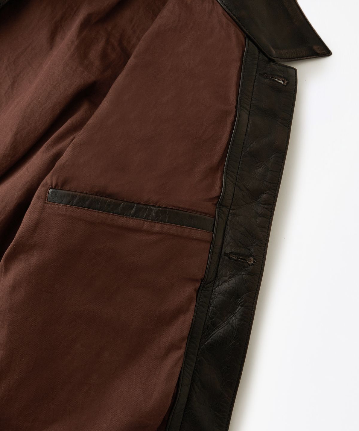 아웃스탠딩(OUTSTANDING) TEA-CORE COWHIDE W.W. II 1ST JACKET_VINTAGE BLACK