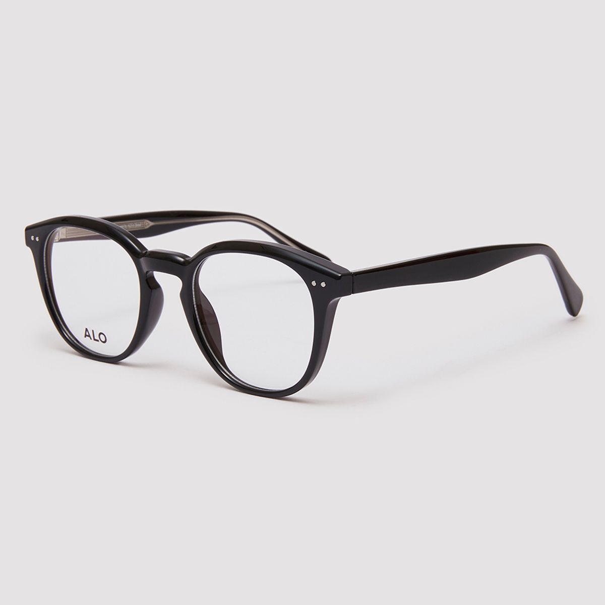 알로아이웨어(ALO EYEWEAR) [Essential] AL5502 0909G 세미오버라운드 블랙 안경테 블루라이트 차단 렌즈 선택