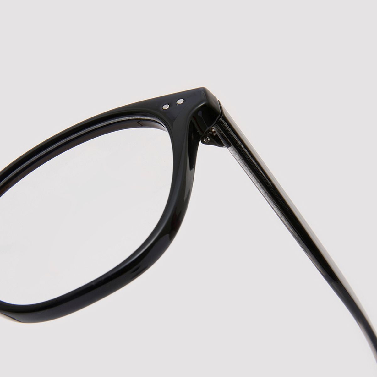 알로아이웨어(ALO EYEWEAR) [Essential] AL5502 0909G 세미오버라운드 블랙 안경테 블루라이트 차단 렌즈 선택