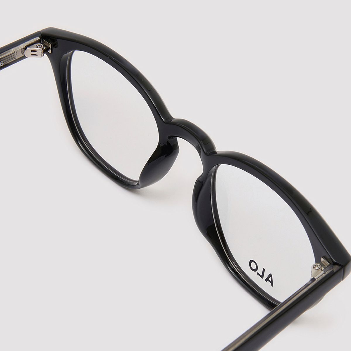 알로아이웨어(ALO EYEWEAR) [Essential] AL5502 0909G 세미오버라운드 블랙 안경테 블루라이트 차단 렌즈 선택