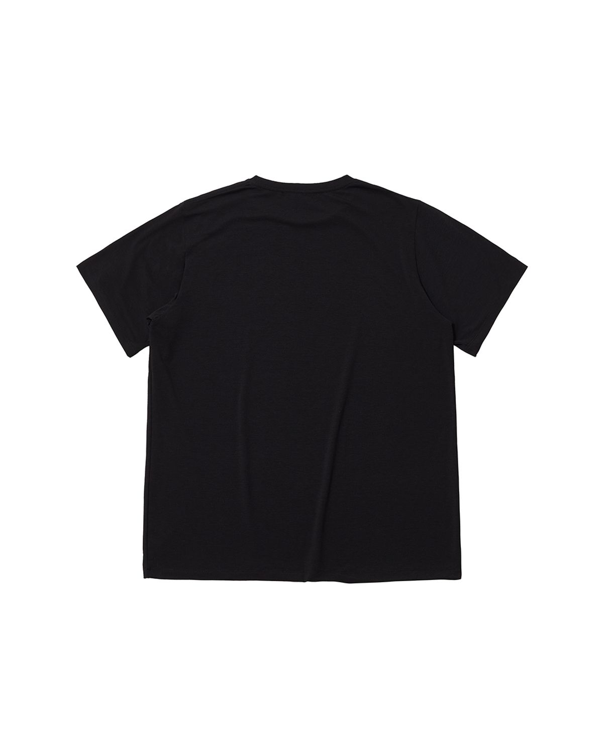 더뮤지엄비지터(THEMUSEUMVISITOR) SPORTS GRAPHIC RUNNING T-SHIRT (BLACK)