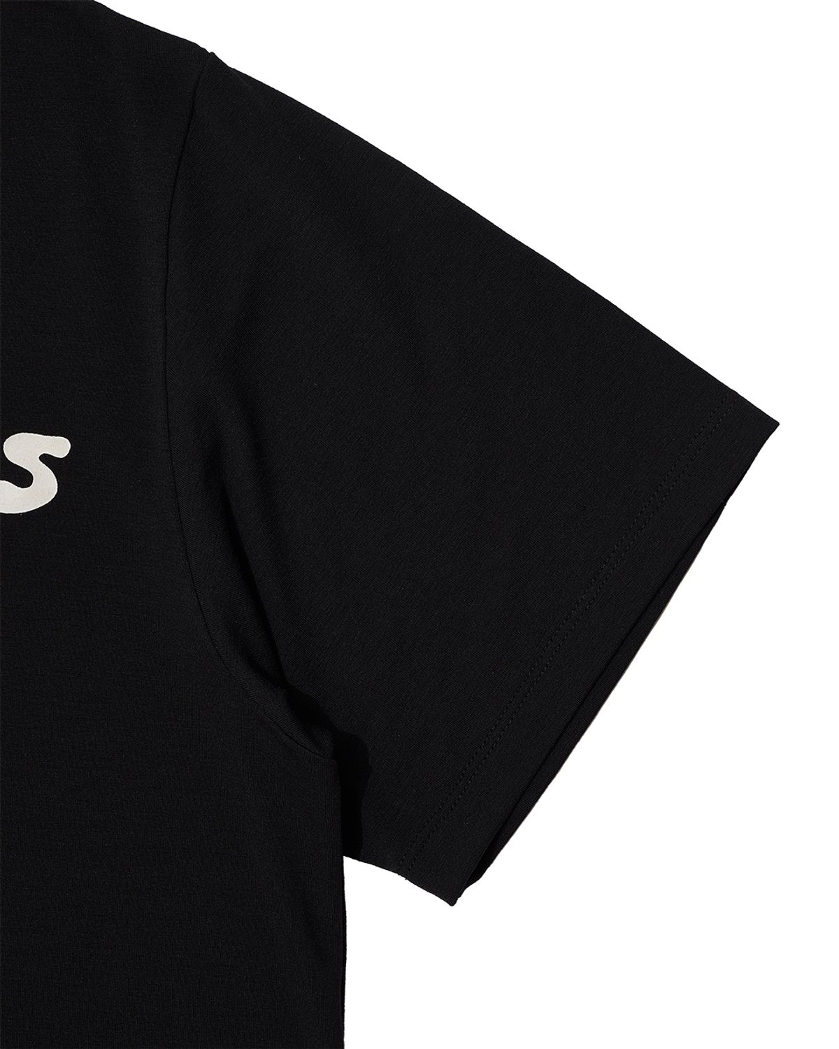 더뮤지엄비지터(THEMUSEUMVISITOR) SPORTS GRAPHIC RUNNING T-SHIRT (BLACK)